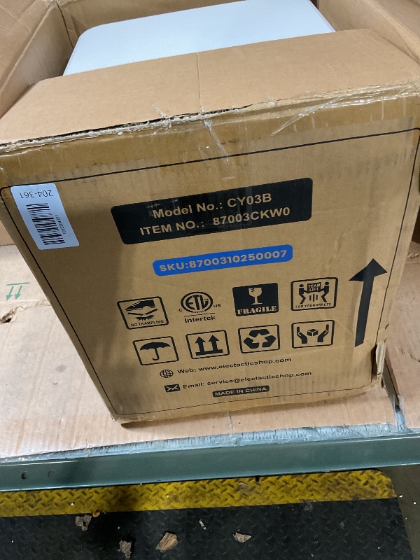 Photo 1 of **FOR PARTS ONLY/ BROKEN (HAS FAN ERROR)*** Electactic 4L(Max) Electric Composter for Kitchen, Smart Countertop Compost Bin with Low Noise, Odorless, Auto Self-Cleaning, LED Display, Turns Food Waste to Fertilizer for Home