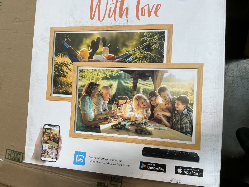 Photo 1 of ***MISSING REMOTE***
Large Digital Picture Frame 21.5"-WiFi-Photo-Frame - 1920 * 1080 IPS FHD Digital Photo Frame Display, 32GB, Wall Mounted, Load Photos Videos from Phone via App Email, Gifts for Mom Dad