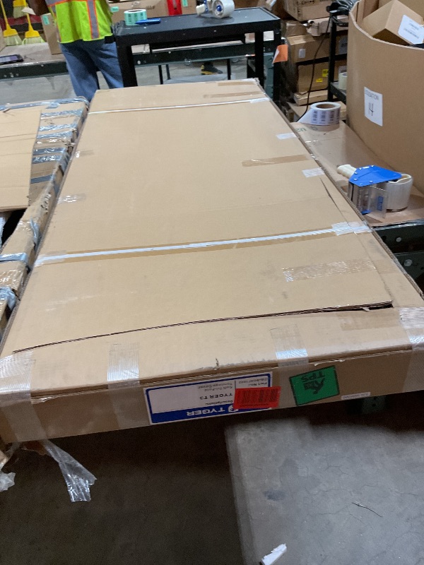 Photo 1 of *** POSSIBLY FOR PARTS / MISSING ASSEMBLY PIECES*** Tyger Auto T3 Soft Tri-fold Truck Bed Tonneau Cover Compatible with 2019-2026 Chevy Silverado GMC Sierra 1500 (Not Fit 19 LD/Limited) | 5'10" (70") Bed | TG-BC3C1053