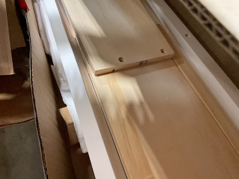 Photo 1 of ***INCOMPLETE SET/ MISSING ASSEMBLY PIECES*** OPTO Queen Size Wood Storage Platform Bed with LED, 2 Drawers and 1 Twin-Size Trundle, Easy to Assemble,Bedroom Furniture for Children,Teenagers,Adults,White