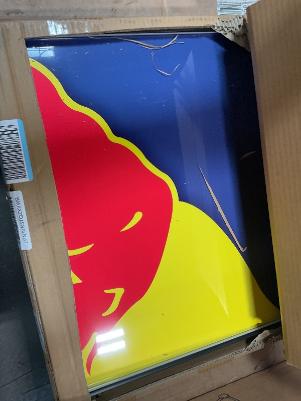 Photo 1 of ***MAJOR DAMAGE***WETCEAOM Display Wallboard Compatible with Lego Technic 42207 Car with LED Light Display, Wall Frame Compatible with Car Wall Mount Display Frame Lover, No Model! 31.5x19.7in