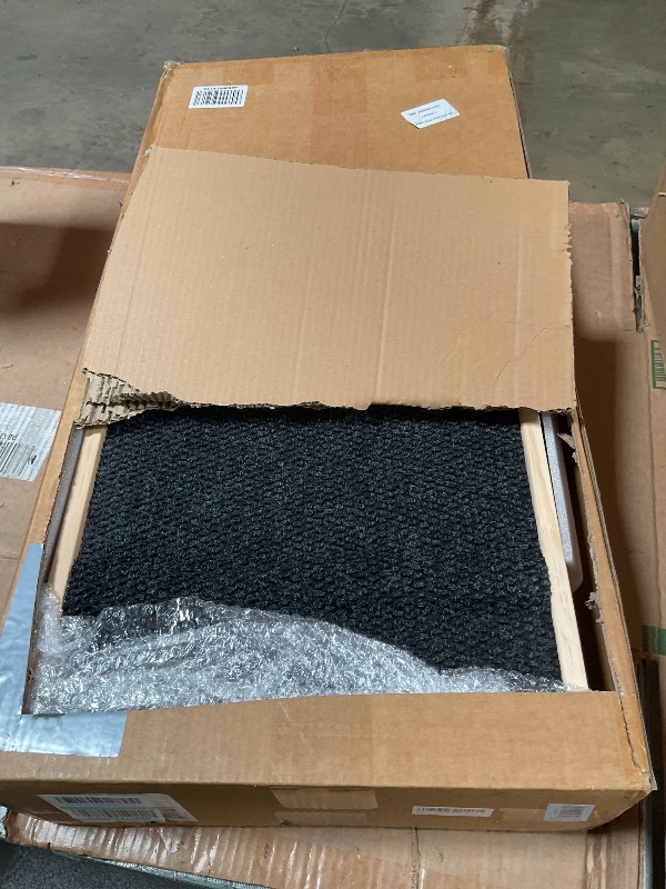 Photo 1 of ???? ???????? Dog Ramp for Bed, 64" Long Foldable Pet Ramp for Small Large Dogs, Dog Ramps for High Beds Car, High Traction with Platform 6 Adjustable Heights 24" to 30" Up to 220LBS Black