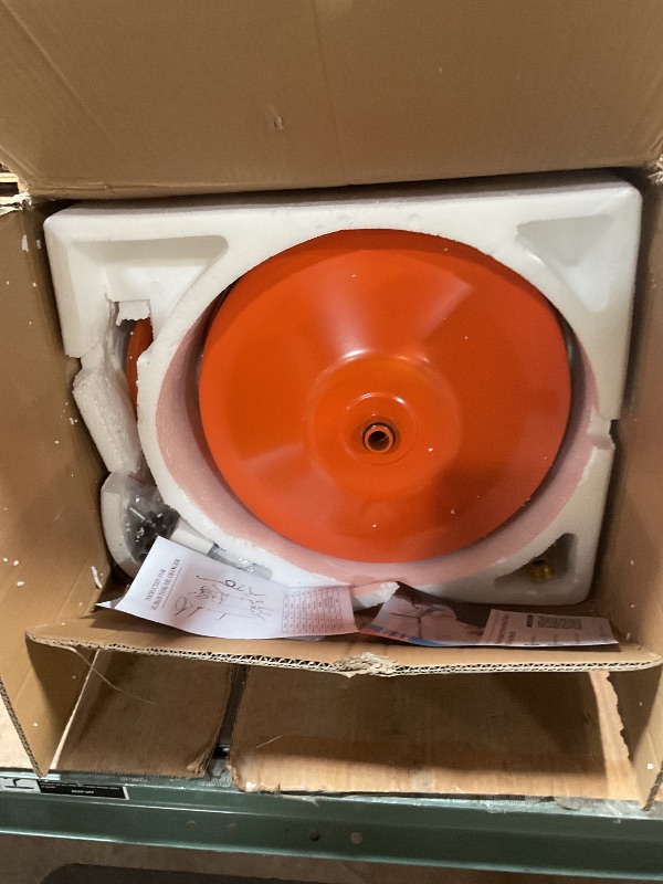 Photo 1 of 20 Gallon Oil Drain Tank, Portable Oil Drain Container with Adjustable Funnel Height 38"-65", Air Operated Drainage Fluid Fuel Transfer Drainage with 360° Wheels & Toolbox