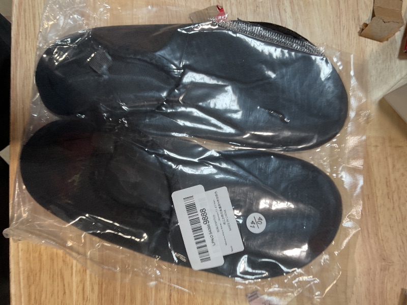 View 2 of ***DAMAGED** Womens Mens Water Shoes Quick Dry Aqua Socks Barefoot Slip-on Beach Swim Yoga Outdoor Water Sports Black-40/41, US 9-10 Women/7.5-8.5 Men