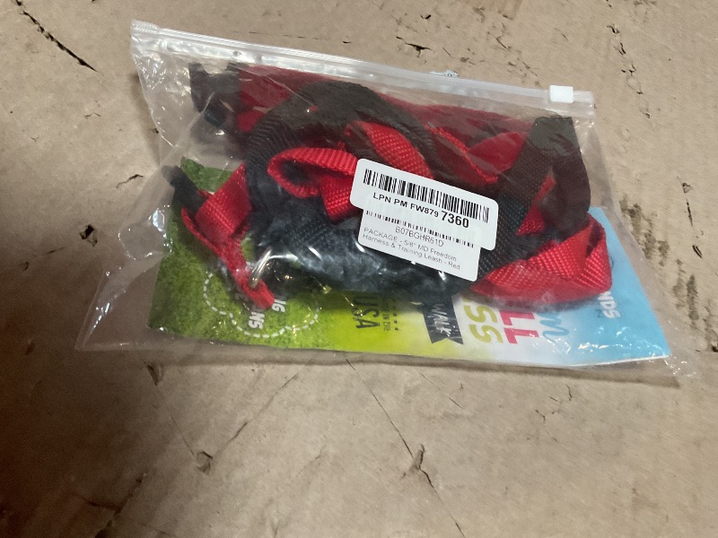 Photo 1 of 2 Hounds Design Freedom No Pull Dog Harness, Adjustable Harness and Leash Set, Easy Walking & Comfortable Control, Fits Small, Medium & Large Dogs, Solid Colors, Made in USA, 5/8" MD, Red
