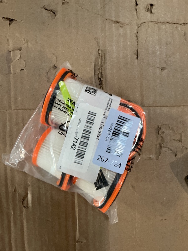 Photo 1 of 4 Pack Replacement Vacuum Filter for Shark Wandvac System WS620 WS630 WS632 WS642 WS632BLBRN WS632GDBRN WS632GNBRN WS632PKBRN WS632RGBRN, Replace to Part # XFFWV360