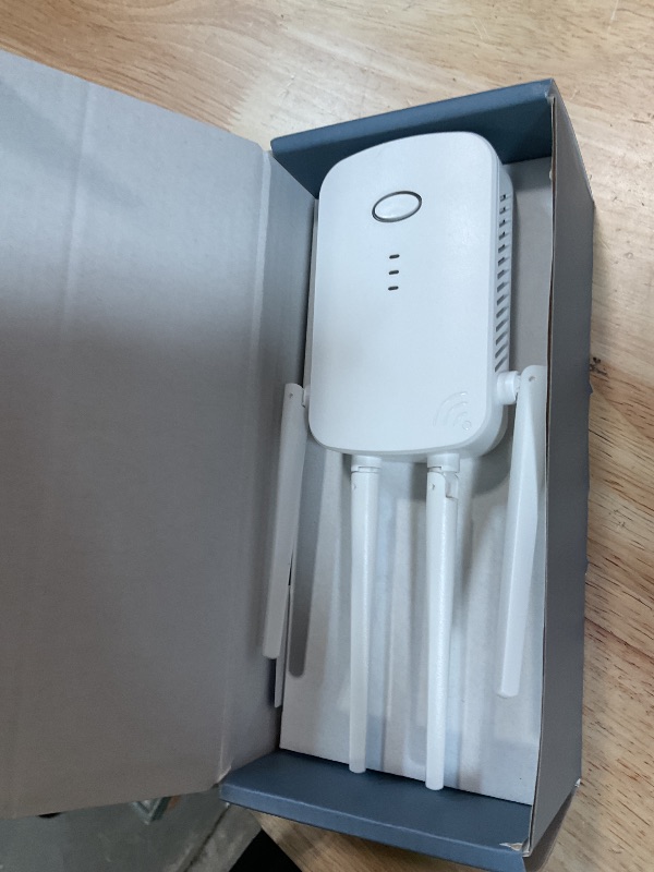 Photo 1 of 12880 Sq.Ft Range WiFi Extender Signal Booster Dual Band 5GHz/2.4GHz, 105-Device Compatibility, Simple Installation, WiFi Extender-?Orange?