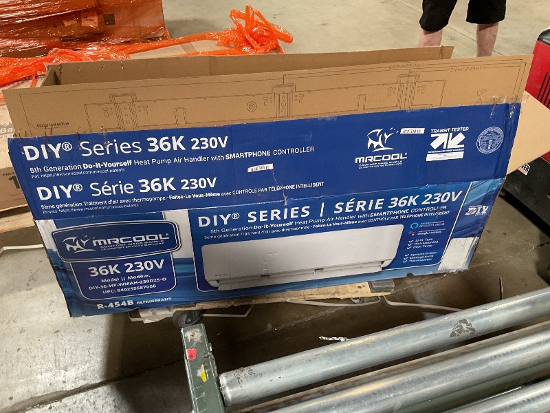 Photo 1 of ***PARTIAL SET/ TOP PIECE ONLY*** MRCOOL 36000 BTU 115V Ductless Inverter Mini Split Air Conditioner & Heat Pump System, 5th Gen DIY - Wall-Mounted AC Unit w/Heating and Cooling for Home, Office & Commercial Space