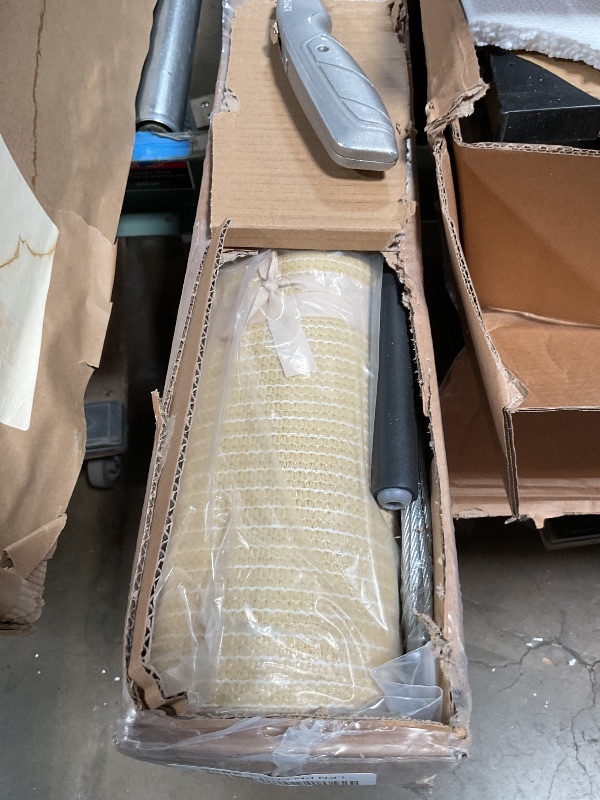 Photo 1 of ***MISSING ATTACHMENT PARTS***
OOTONAT 4.5'W X 18' Retractable Awnings for Patio, Pergola Sliding Shade Cover high-Density Polyethylene Fabric, Wave Shade sail for Deck Garden Backyard Deck Trellis, Beige