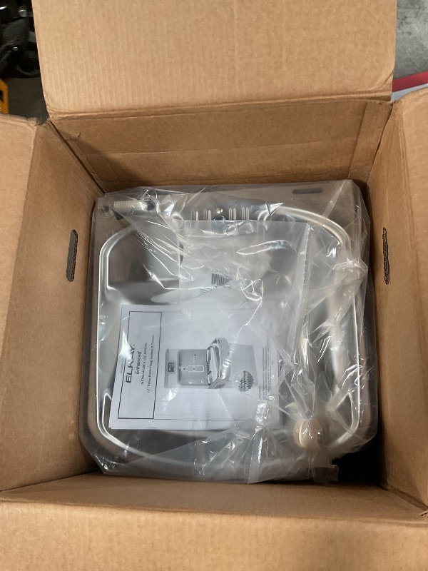 Photo 1 of **POSSIBLY FOR PARTS (DAMAGED) /MISSING ASSEMBLY PIECES*** Elkay LZS8WSLP Enhanced Bottle Filler & Single ADA Cooler Refrigerated Light Gray Granite High Capacity Lead Drop Down Wrapper