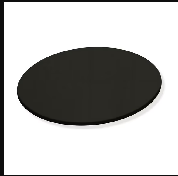 Photo 1 of ***PHOTO FOR ITEM REFERENCE & COLOR MY DIFFER IN STYLE*** Lazy Susan 20" Round Custom Turntable Caddy for RV, Indoor/Outdoor Patio, Kitchen, Picnic, BBQ and Food Service Covered in Your Choice of a Colored Vinyl (Black Vinyl )
