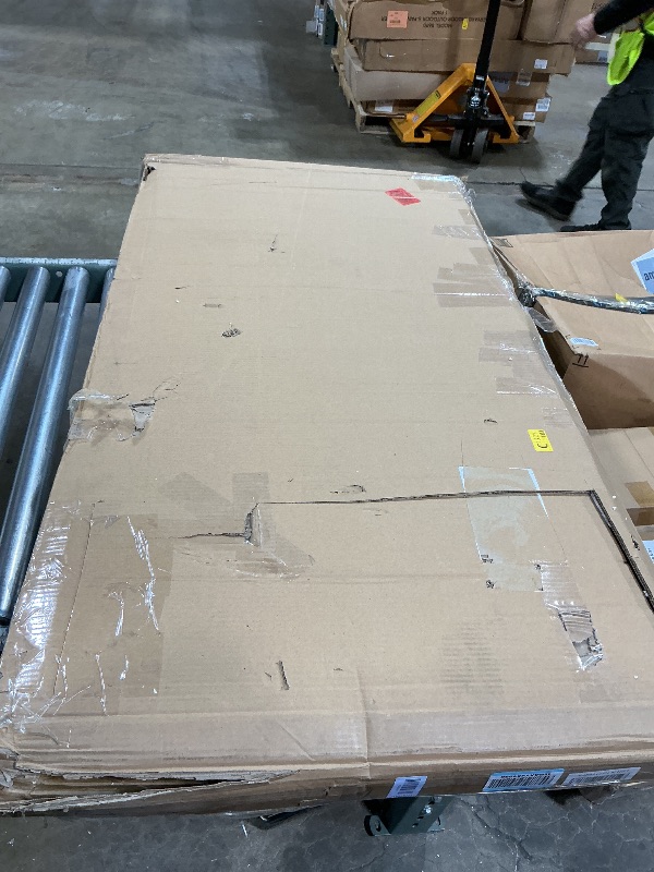 Photo 1 of ***RECOMENDED FOR PARTS BROKEN OFF CORNER*** Corbyles 2-Tier Washer Dryer Countertop with 2.75"H Edge Rails, 54" W x 27.55" D Laundry Countertop for Folding Clothes, Washer and Dryer Topper with Non-Slip Pad (Black)