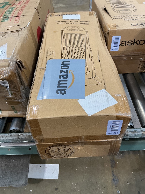View 2 of **FOR PARTS ONLY/ BROKEN*** Lasko 1500W Ceramic Tower Space Heater with Remote, Thermostat, Timer & Widespread Oscillation, Portable Electric Heater for Indoor Use, Bedroom & Living Room, 751320