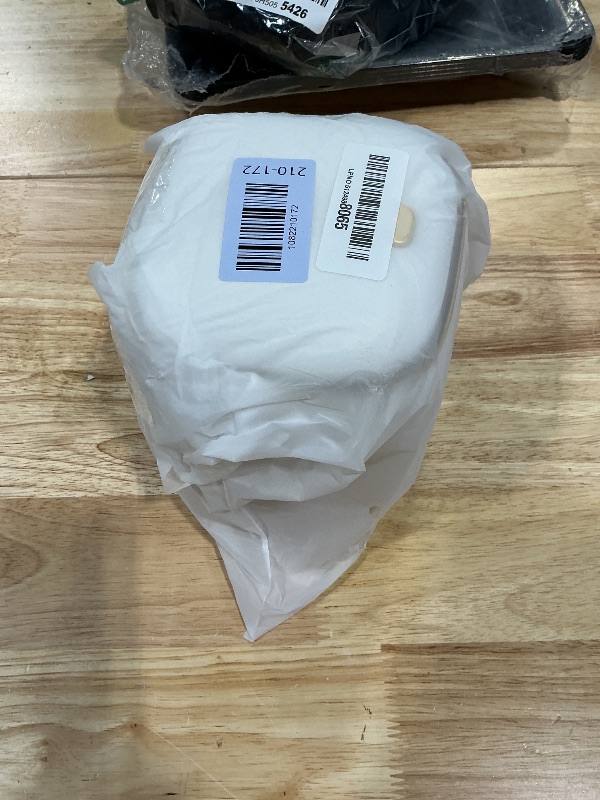 Photo 1 of ***MISSING TRASHBAGS***WDPUCHU Mini Countertop Trash Can with 5 Rolls of Trash Bags, Waste Can with Press Type Lid, 0.5 Gallon/1.5 Liter Wastebasket Trash Can Dispenser, Mini Bin for Bathroom Vanity,Coffee Table (White)