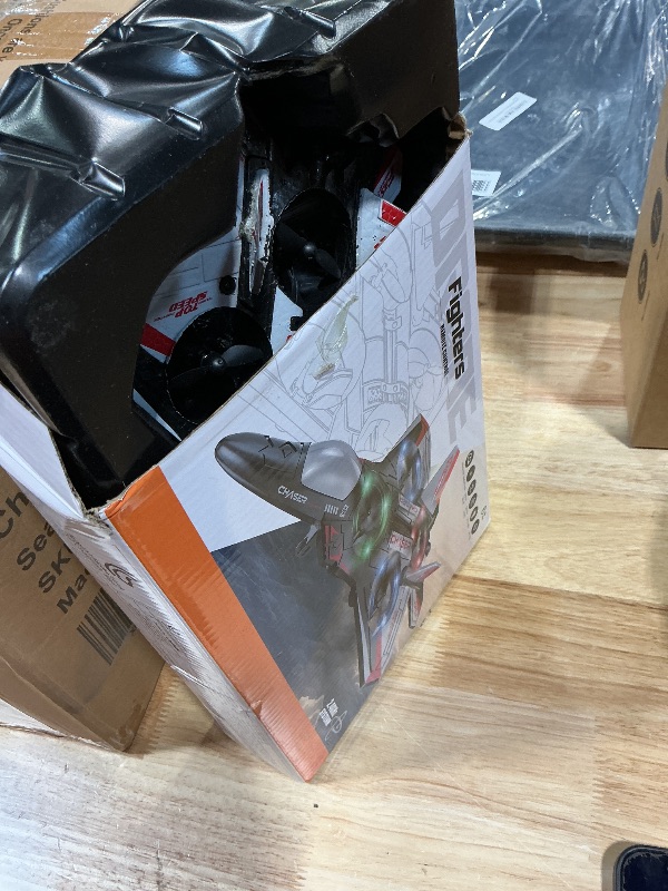 Photo 1 of ***USED***Sucpeii RC Plane, Foam Remote Control Airplane, Drone for Kids, RC Aircraft for Boys and Girls, Fighter Jet Helicopter with LED Lights, Altitude Hold, 360° Flip Stunt Rotation, Speed Adjust Flying Toy