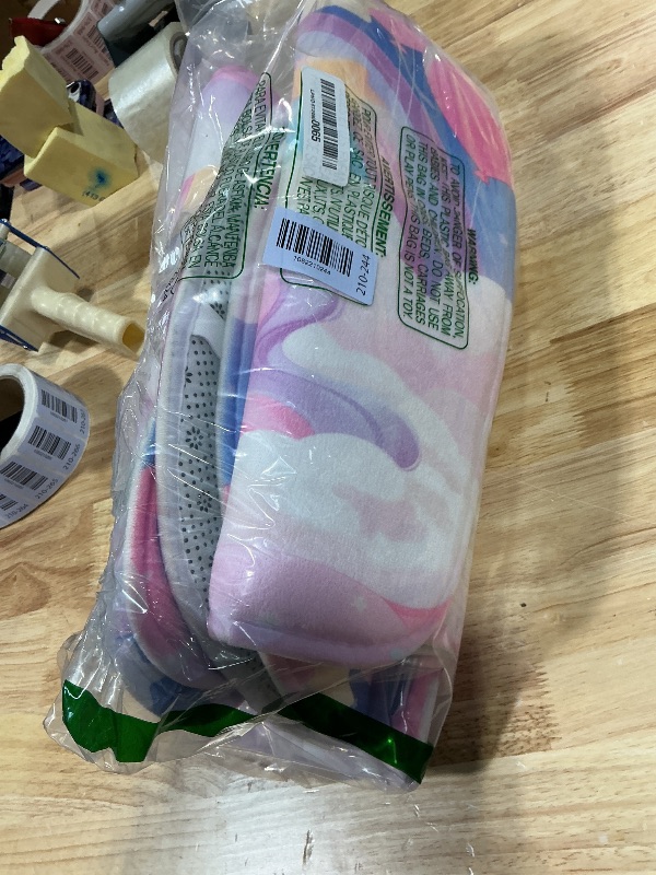 Photo 1 of ***DIRTY*** Arttown Unicorn Rainbow Balloon Bathroom Set with Shower Curtain and Rugs and Accessories, Pink Cloud Colorful Kids Shower Curtains, Modern Bathroom Decor 4 Pcs
