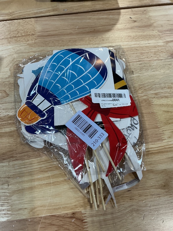 Photo 1 of 25Pcs Pilot Airplane Photo Booth Props Airplane Party Decorations Travel Theme Selfie Props Aviator Photo Booth Props Captain Aviation Party Supplies Plane Selfie Props Airplane First Birthday Part