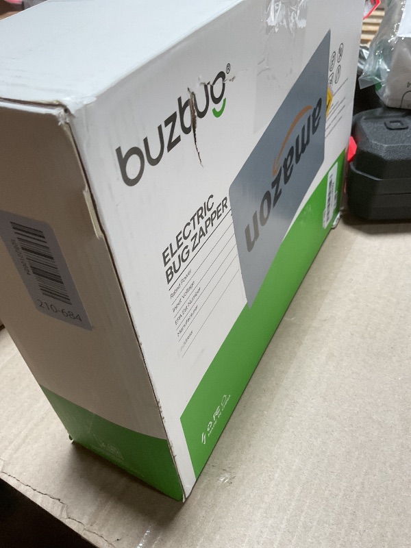 Photo 1 of **NEEDS REPLACEMENT BATTERY (POWER SOURCE) ** Buzbug LED Bug Zapper Indoor, 3 Efficient 50000H LED Bulbs, Energy Saving & Dual Band Attraction, High-Voltage Electric Mosquito Zapper, Fly Trap Mosquito Trap, Fly Killer Fly Zapper -MA009