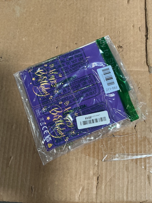 Photo 1 of **SONG PLAYS BRIEFLY THEN SHUTS OFF *** FITMITE Birthday Card, Musical Pop Up Greeting Cards w Light, Blow Out Candle Greeting Cards Gifts for Him or Her (Birthday Song, Presidential Blessings & Surprise) (Purple Gold)
