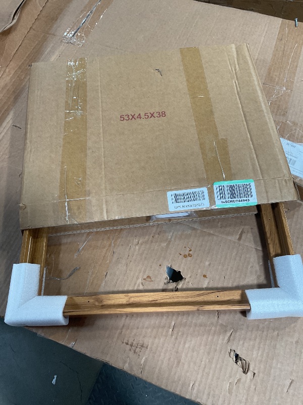 Photo 1 of ***FRAME ONLY NO PLEXIGLASS** CANFRAVAS 12x18 Canvas Floater Frame with 0.6"-0.9" Deep, Canvas Floating Frame for Oil Painting, Art Prints Artwork Frames(12"x18",Nut Brown)