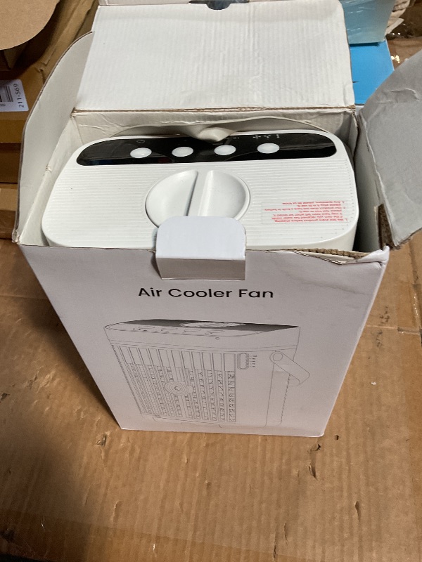Photo 1 of **FOR PARTS ONLY / BROKEN*** Portable Air Conditioners, 40oz Water Tank, 3 Wind Speed & 3 Cool Mist, 1-3H Timer & 7 LED Light, Personal Air Conditioner Small Mini Air Conditioner Portable Air Cooler for Room/Office