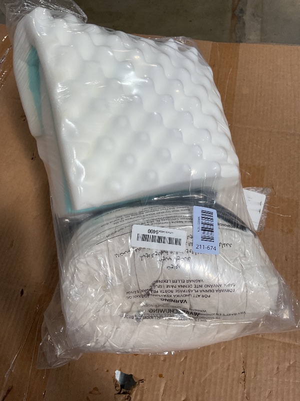 Photo 1 of **ZIPPER BROKEN*** Bedsure ComfyFleece™ Orthopedic Dog Bed for Small Dogs, Waterproof Memory Foam Small Pet Beds with Sides, Non-Slip Bottom and Egg-Crate Foam Medium Dog Couch Sofa with Washable Corduroy Cover, Cream