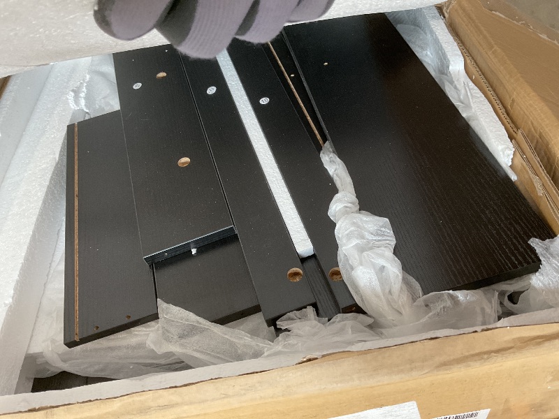 Photo 1 of ** Selling for parts as partial set . Box number two of two**YITAHOME 60" Double Wooden Dog Crate Furniture with Removable Divider & Storage Drawers, 2 Doors Kennel with Locks for Medium & Large Dogs, Multi-Functional Dog Crate End Table for Indoor use, B