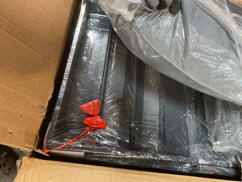 Photo 1 of ** SELLING FOR PARTS AS PARTIAL SET. ONE OF TWO BOXES** Solaste Aluminum Outdoor Patio Furniture Set, 7 Seats Patio Sectional Sofa with 5" Thick Cushion, Outdoor Patio Set with Coffee Table for Porch, Backyard, Deck, Yard, Grey