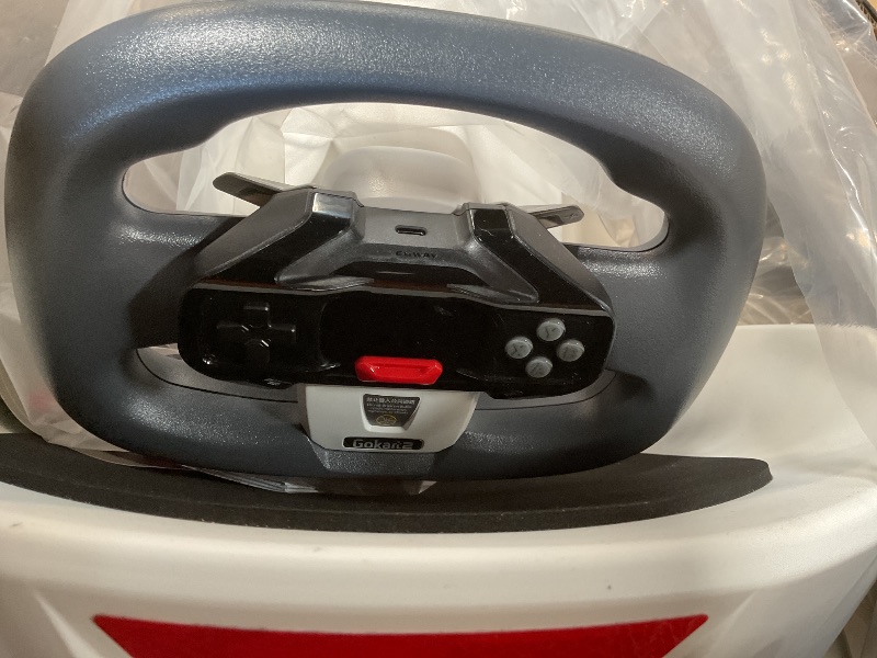 Photo 1 of ** SCRAPES/DIRT FROM TRANSPORT. MISSING BACK TIRES.** Segway Gokart Kit2 - Immersive Electric Go-Kart Racing Experience with 360 Haptic Feedback, Auto-Centering Steering, Adjustable Chassis | Compatible with Ninebot S, S2, and S Max (Sold Separately)