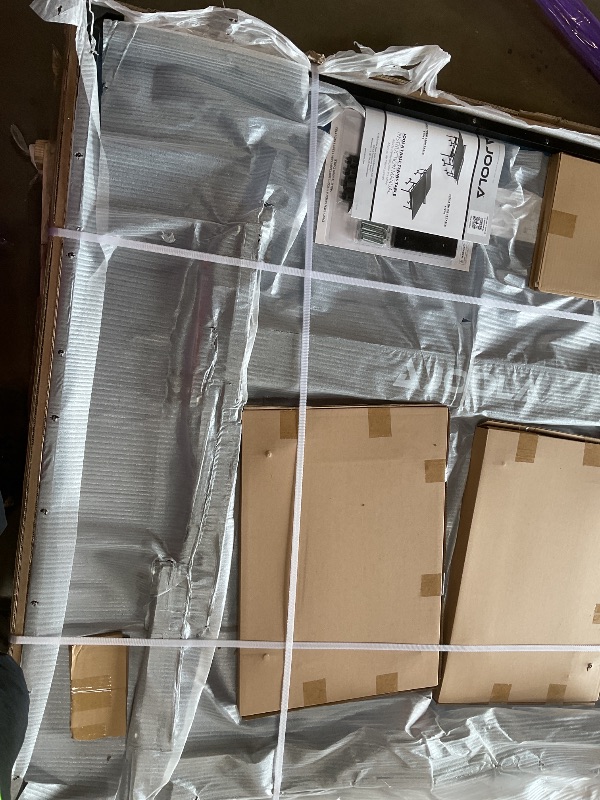 Photo 1 of ** SCRAPES FROM TRANSPORT** JOOLA Inside Professional MDF Indoor Ping Pong Table with Quick Clamp Table Tennis Net and Post Set - 10 Minute Easy Assembly - Tournament Quality - Foldable with Single Player Playback Mode, Blue