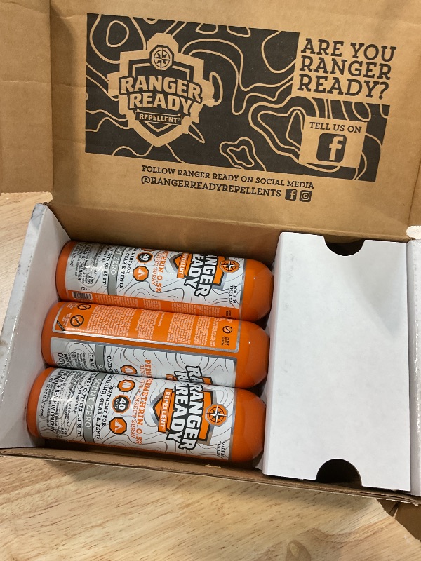 Photo 1 of *** PARTIAL SET/ ONLY 2*** Ranger Ready Permethrin Spray for Clothes and Outdoor Gear - Permethrin Insect & Tick Repellent - Scent Zero (8oz, Pack of 3)