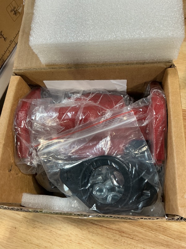 Photo 1 of 1/3HP Hot Water Circulator Pump compatible with Grundfos UPS26-150F | 115V | 60HZ | 3-Speed Cast Iron Recirculating Pump for Boiler Furnace Circulation Pump replace for 95906630 - w/Flanges 1"