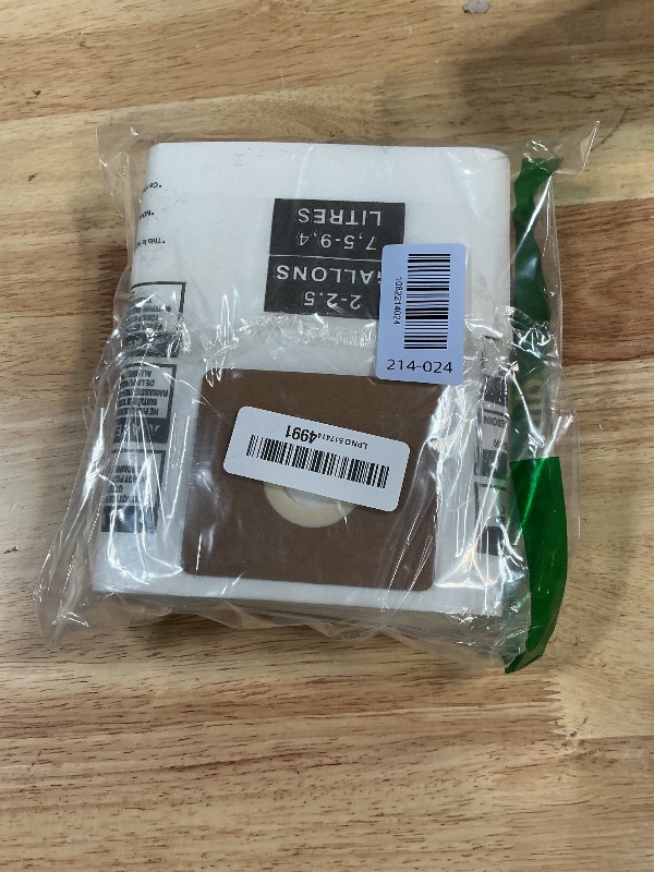 Photo 1 of 10 PCS Bundle Set 2-2.5 Gallon Vac Bags, ALYYDBG Type B 90668 9066800 9066833, All Around QAM70 and CMXZVBE38774 Vac Filter Bags