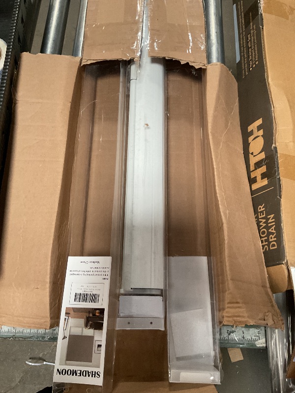 Photo 1 of (((Only one ))))))SHADEMOON Cordless Blackout Window Roller Shades, Pull Down Spring System Indoor Blinds, Room Darkening Waterproof UV Blocking Thermal Insulated Fabric for Home Office (White, Width 35", Height 72")