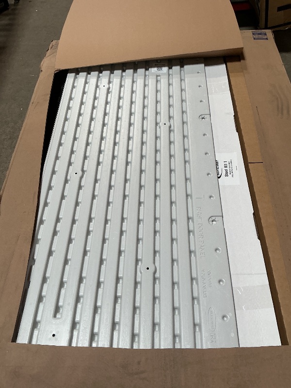 Photo 1 of ***BOX 2/2 Only***Modernist® 10 ft. x 7 ft. Barn Door Storage Shed, Made in The USA