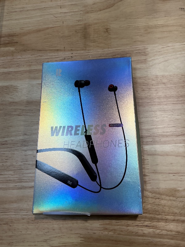 Photo 1 of **LEFT EARBUD BROKEN*** Rythflo Bluetooth Headphones, 150H Playtime Wireless Bluetooth Earbuds w/Mic in-Ear Magnetic Neckband Earphone, IPX7 Sweatproof Deep Bass Headset for Home, Traveling, Outdoor, Business Trips