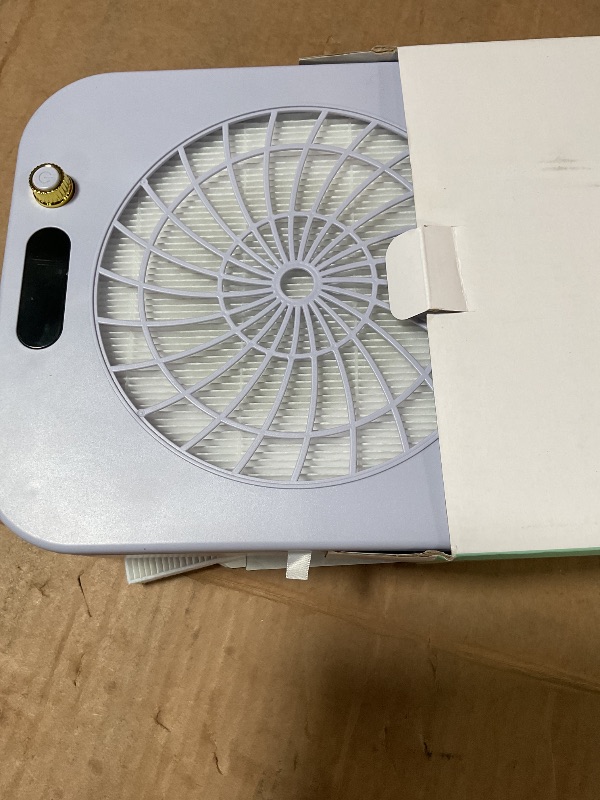Photo 1 of ***PARTS ONLY***NON FUNCTIONAL***Lictin Nail Dust Collector with Reusable Filter, Adjustable Nail Vacuum Dust Collector Extractor Electric Dust Suction Machine for Acrylic Gel Nail Polishing White