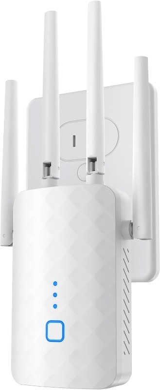 Photo 1 of **RECOMEDED FOR PARTS / ISSUES FUNCTIONING*** 1.2Gbps WiFi Extender, wifi extender signal booster for Home | Dual Band 5GHz&2.4GHz, 2024 Fastest, Broader Coverage Than Ever, Internet Booster WiFi Repeater w/Ethernet Port, Alexa/Fire TV Compatible