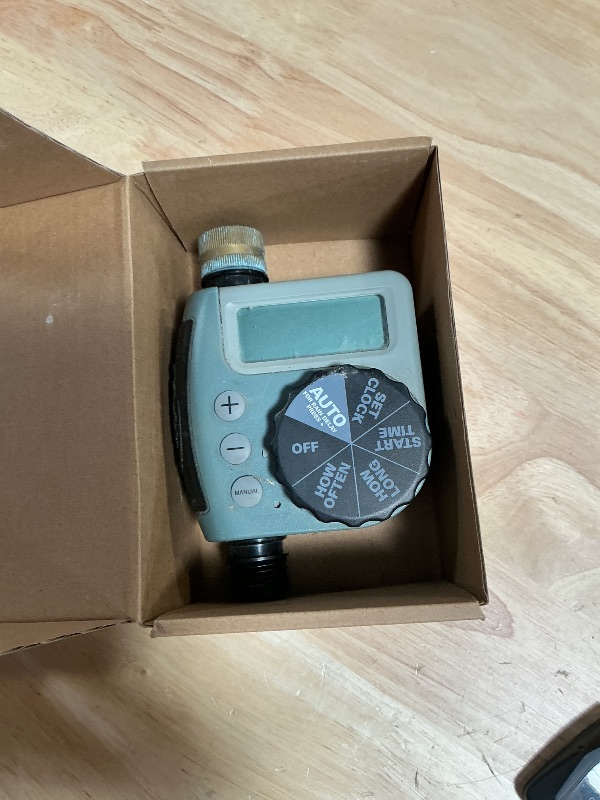 Photo 1 of **HEAVILY USED*** Orbit One Outlet Single-Dial Hose Faucet Timer - Easy Programmable - For Garden Watering System - LCD Hose Timer with Adjustable Watering Schedule - 62056