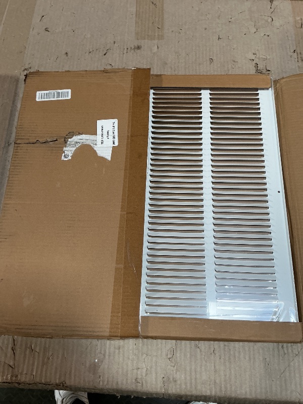 Photo 1 of 20x20 Return Air Grille (Duct Opening Size), Air Return Vent Cover, AC Vent Cover, Cold Air Return Vent Cover, Flat Return Air Grilles, Outer Dimensions:21.75"W x 21.75"H (20"W x 20"H, Duct Opening)