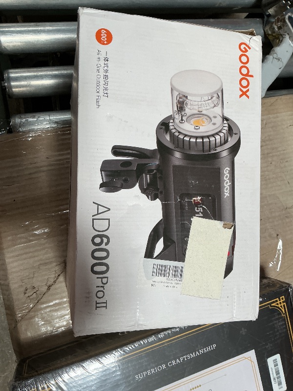 Photo 1 of **FOR PARTS/ NON-FUNCTIONAL*** GODOX AD600 Pro II AD600Pro II Outdoor Flash Strobe, 600Ws 2.4G TTL Studio Flash HSS 1/8000s, 2600mAh Lithium Battery, 40W Bi-Color Modeling Light, for Canon Nikon Sony Olympus Fuji Panasonic Leica