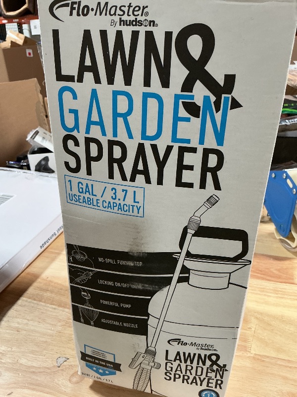 Photo 1 of ***USED/MINOR DAMAGE/MISSING UNKNOWN PARTS***Flo-Master by Hudson 24101 1 Gallon Lawn and Garden Tank Sprayer, Translucent