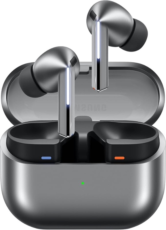 Photo 1 of *** FOR PARTS/ SOUND IS VERY BAD /BUDS SOUND BLOWN OUT FROM HIGH VOLUME*** SAMSUNG Galaxy Buds3 Pro (Silver/White), Buds 3 Pro Wireless Earbuds - Singapore Set, Silver