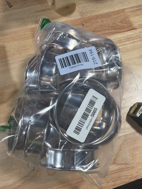 Photo 1 of 16packs Crumpet Rings 3.15 Inch English Muffin Ring Stainless Steel Double Rolled Nonstick Metal Round Tart Ring Molds for Cookies Pastry Desserts Baking