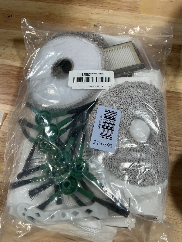 Photo 1 of 27 Pcs Replacement Parts for iRobot Roomba Plus 505 Combo/405 Combo Robot Vacuum Cleaner,Accessories Kit include 2 Main Brushes, 6 Dust Bags, 6 Mop Pads, 4 Filters, 8 Side Brushes and 1 Cleaning Tool