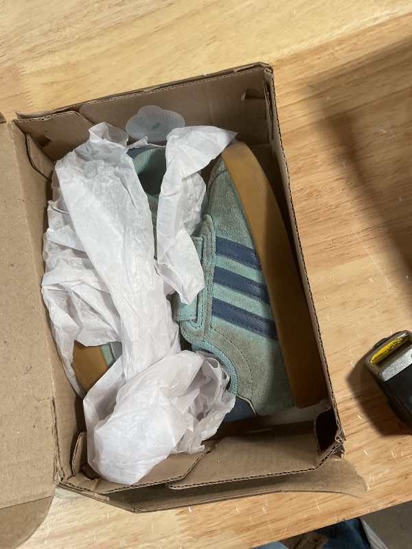 Photo 1 of ***Scuffed***adidas Unisex-Baby VL Court 3.0, Mint Ton/Preloved Ink/Silver Metallic, 5.5