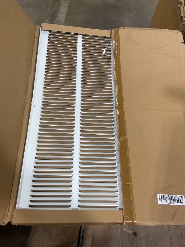 View 1 of 20x25 Air Return Grille(Duct Opening Size),Air Return Vent Cover,Flat Vent Cover,Rejillas De Aire Acondicionado para Casa,Return Air Grilles,Outer Dimensions:21.75"Wx26.75"H(20"Wx25"H, Duct Opening)