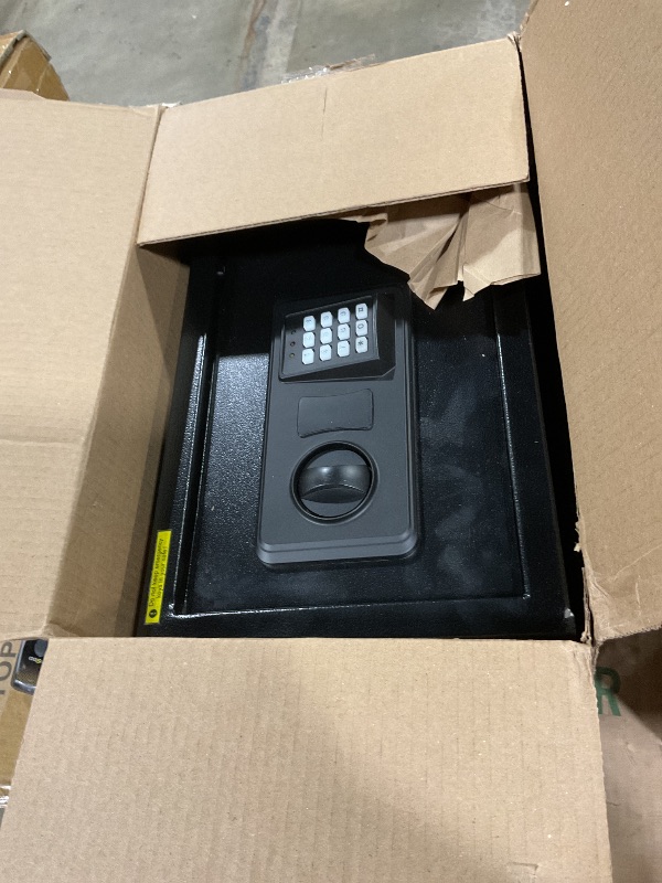Photo 1 of 1.3 Cuft Small Home Safes Water and Fireproof, Fire proof Safes for Home Use, Anti-Theft Security Safe Box With Digital Keypad & Removable Shelf and Led Light, Money Safes for Documents Valuables