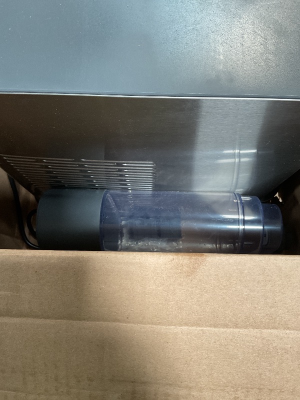View 3 of ***FOR PARTS ONLY/ DAMAGED (DENTED ALL OVER)*** GE Profile Opal 2.0 XL with 1 Gallon Tank, Chewable Crunchable Countertop Nugget Ice Maker, Scoop included, 38 lbs in 24 hours, Pellet Ice Machine with WiFi & Smart Connected, Stainless Steel