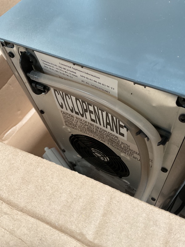 View 5 of ***FOR PARTS ONLY/ DAMAGED (DENTED ALL OVER)*** GE Profile Opal 2.0 XL with 1 Gallon Tank, Chewable Crunchable Countertop Nugget Ice Maker, Scoop included, 38 lbs in 24 hours, Pellet Ice Machine with WiFi & Smart Connected, Stainless Steel